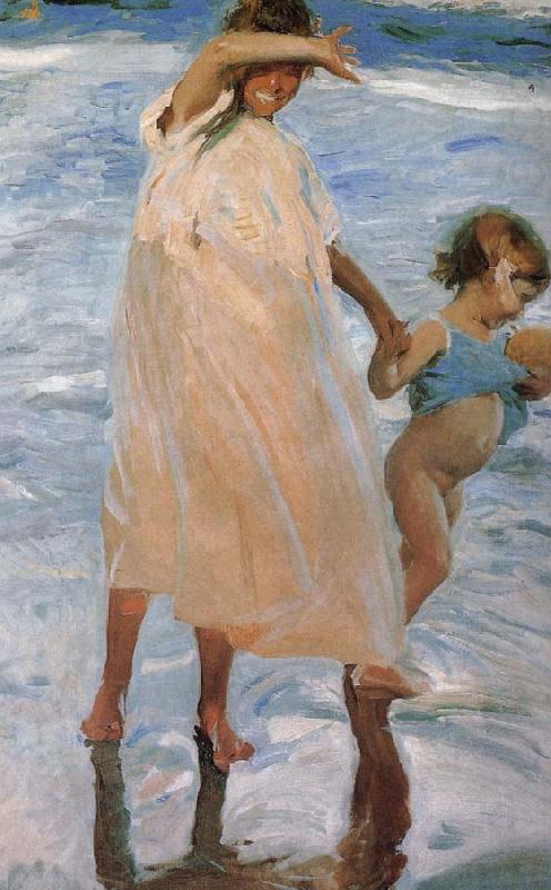 Joaquin Sorolla Two Sisters oil painting picture